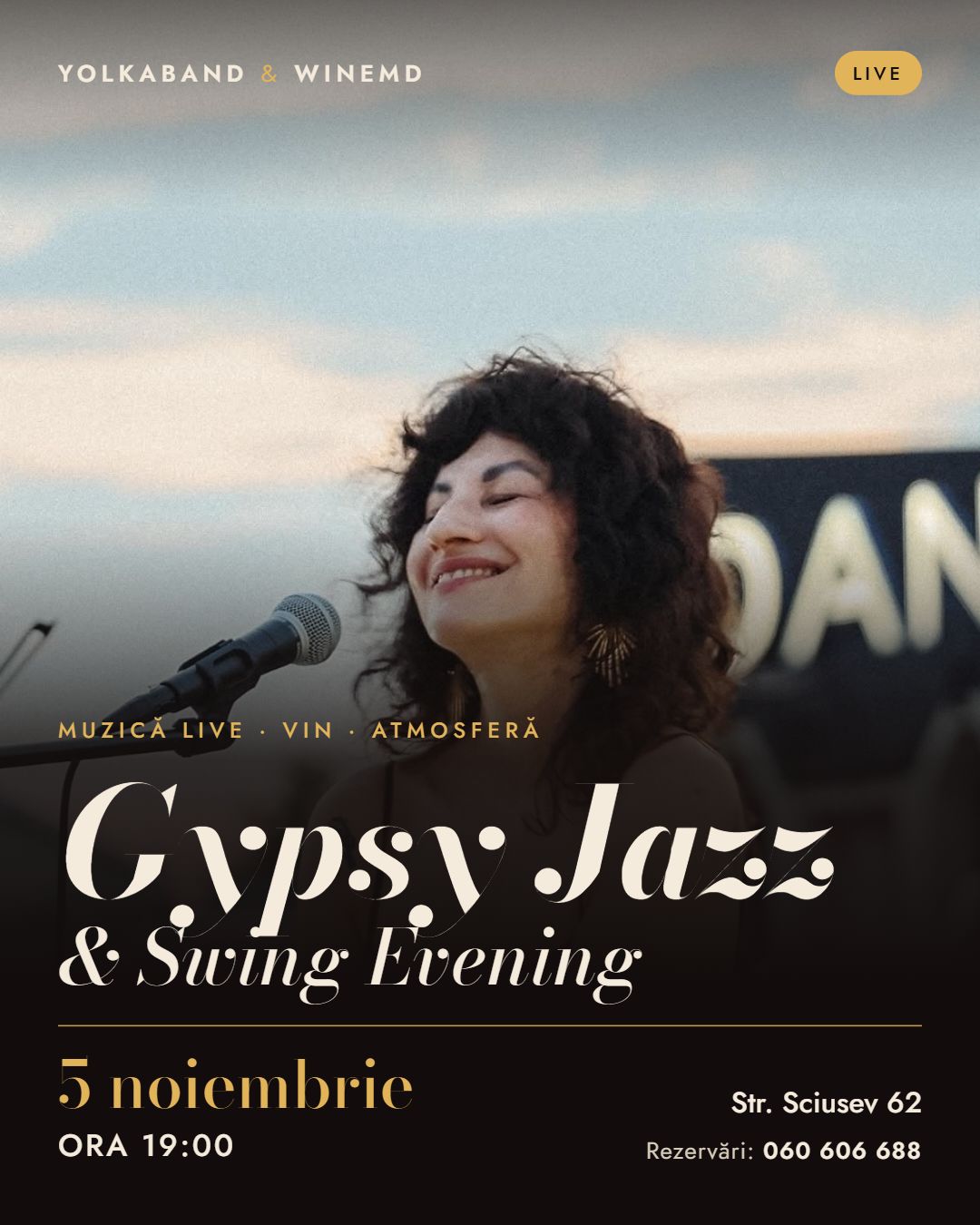 YolkaBand & WineMD Gypsy Jazz & Swing Evening